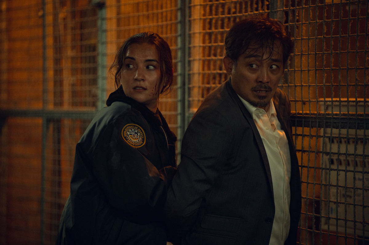 Jessie Mei Li as Ellie and Sunny Pang as Ching in ‘HAVOC’