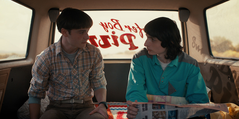 Noah Schnapp as Will Byers and Finn Wolfhard as Mike Wheeler - See Over 100 Photos From ‘Stranger Things’ Season 4 Volume 2