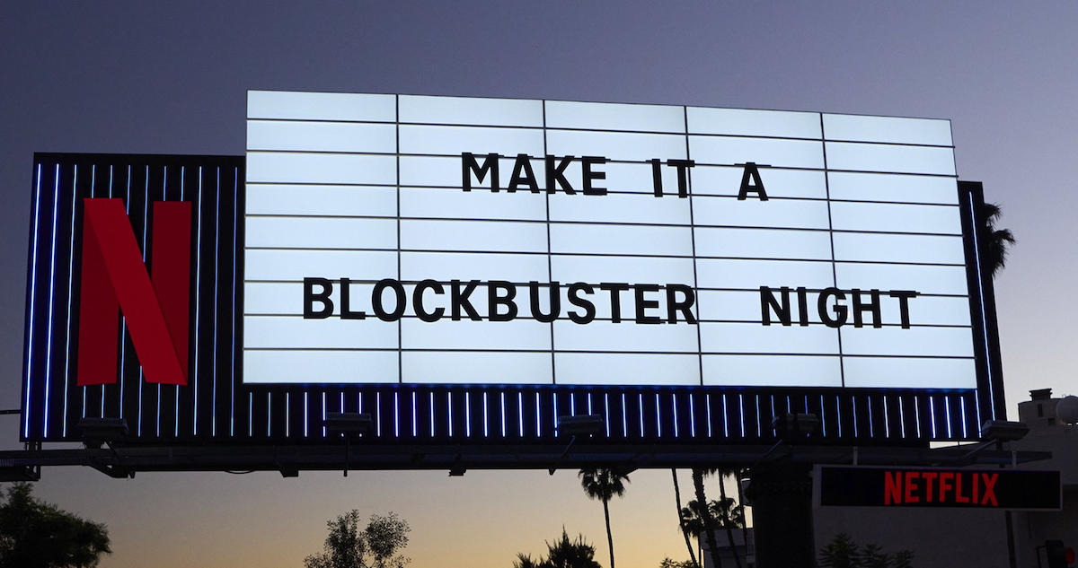 ‘Blockbuster’ Sunset marquee