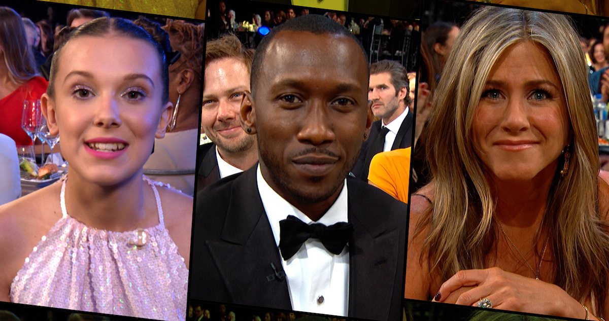 Millie Bobby Brown, Mahershala Ali, and Jennifer Aniston