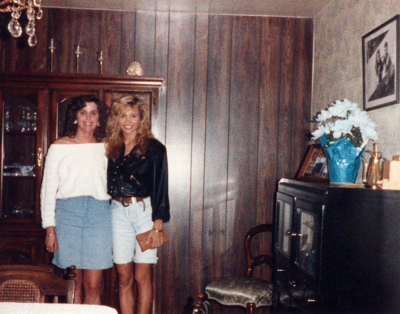 Pamela with a friend.