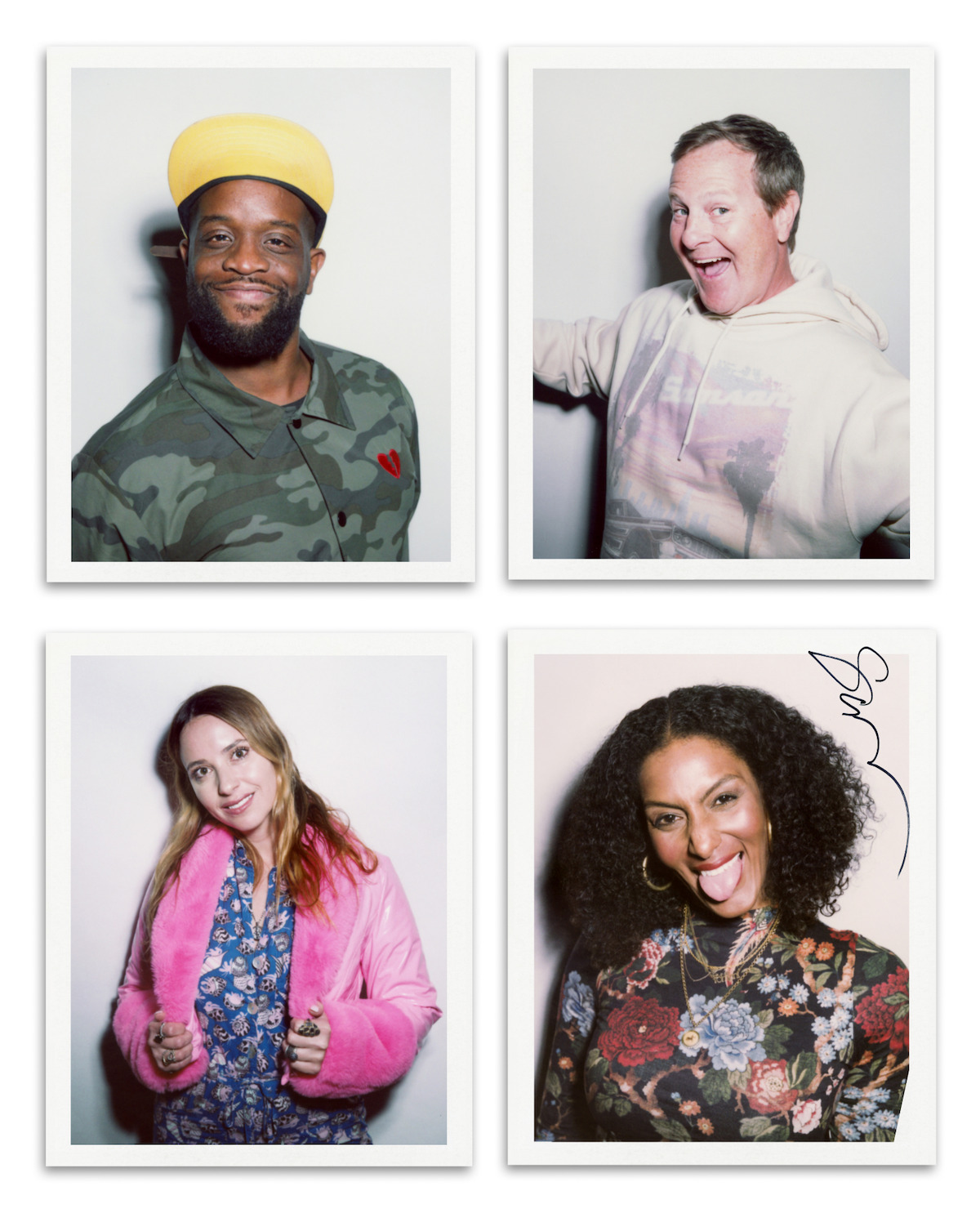 Clockwise from top left: Rell Battle, Samson Crouppen, Sarah Jones, and Sara Weinshenk