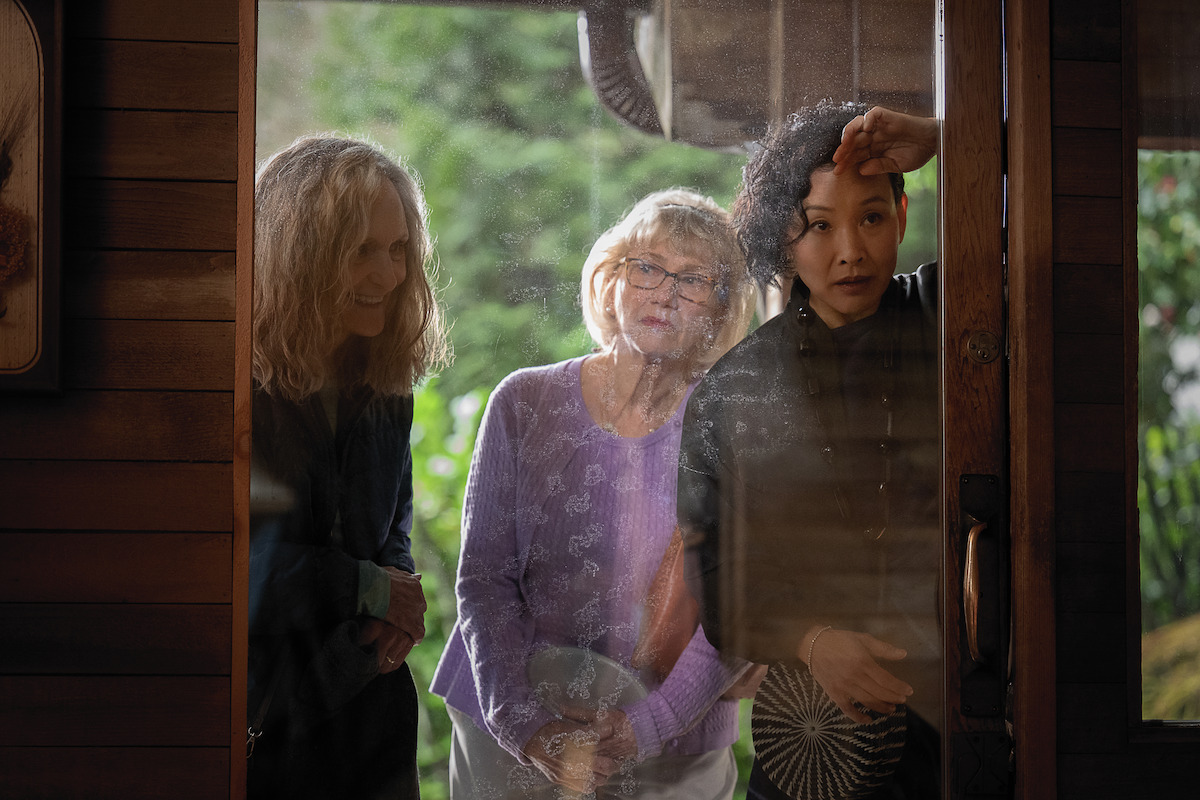 Beth Grant as Barb, Kathy Baker as Mary Ann, and Joan Chen as Janice in ‘Remarkably Bright Creatures.’