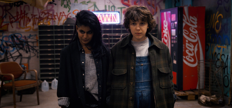 Linnea Berthelsen as Kali Prasad and Brown as Eleven - See 36 Photos of Millie Bobby Brown as Everyone’s Favorite Hawkins