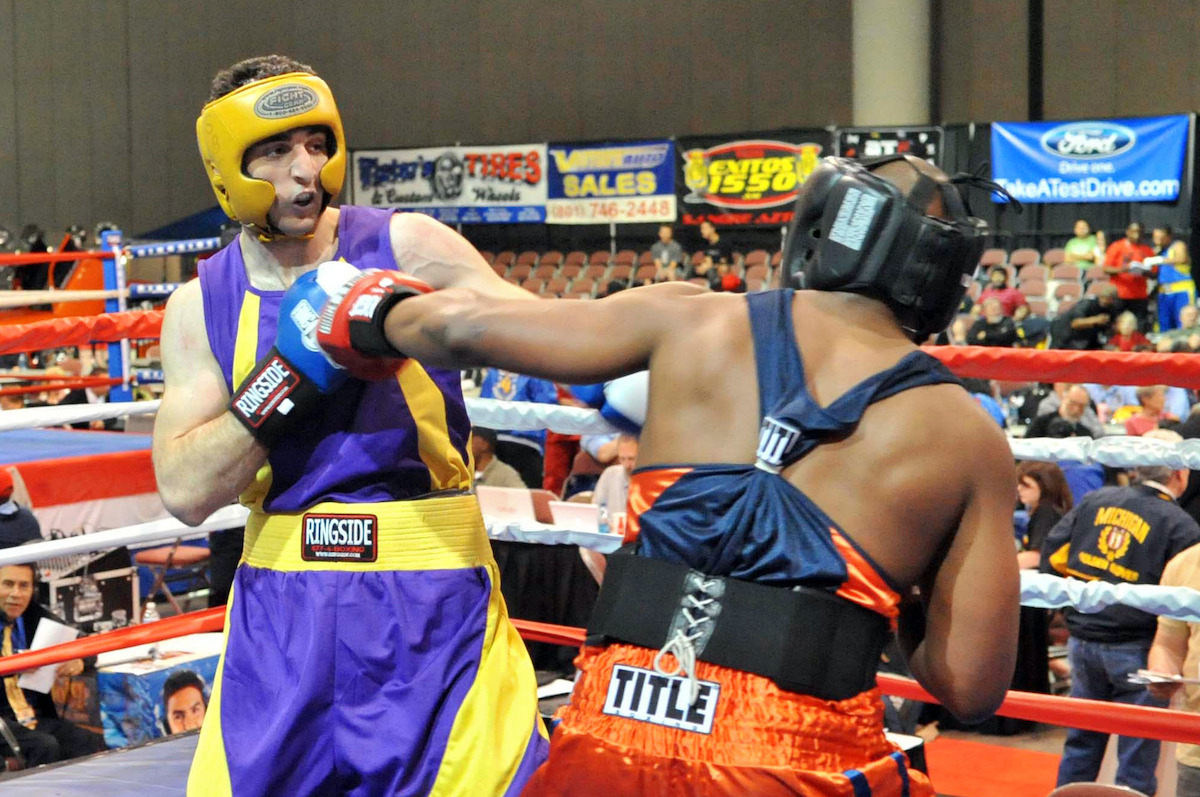 Tamerlan Tsarnaev boxes Lamar Fenner.