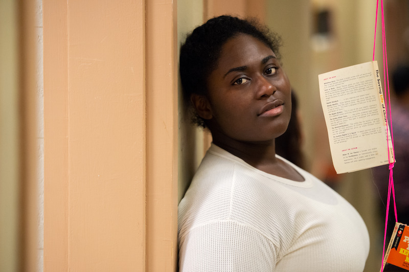 Danielle Brooks as Tasha "Taystee" on the set of Orange Is The New Black Season 5.