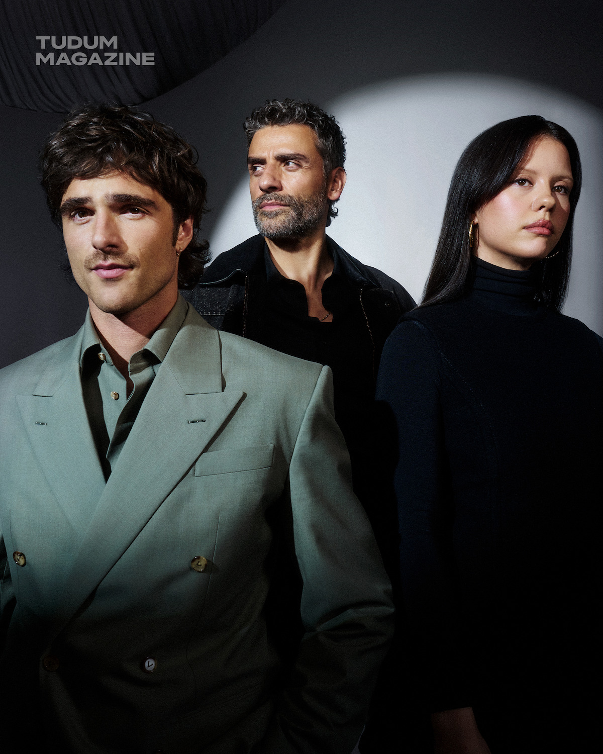 Jacob Elordi, Oscar Isaac, and Mia Goth