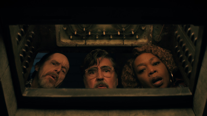 A still image from The Boroughs. 