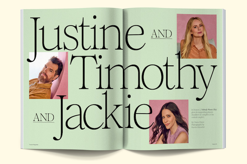 Spread on the ensemble supporting cast of Nobody Wants This