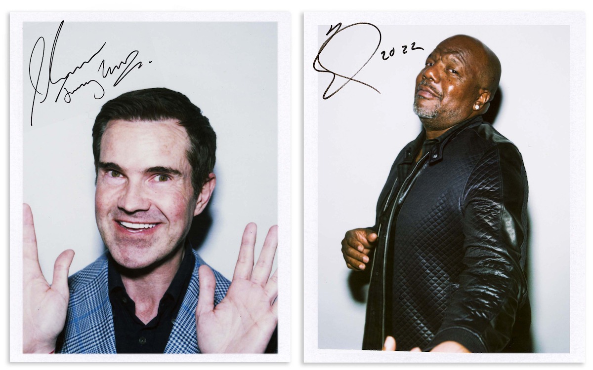 Jimmy Carr and Earthquake - Backstage Polaroids from the 2022 Netflix Is a Joke Festival