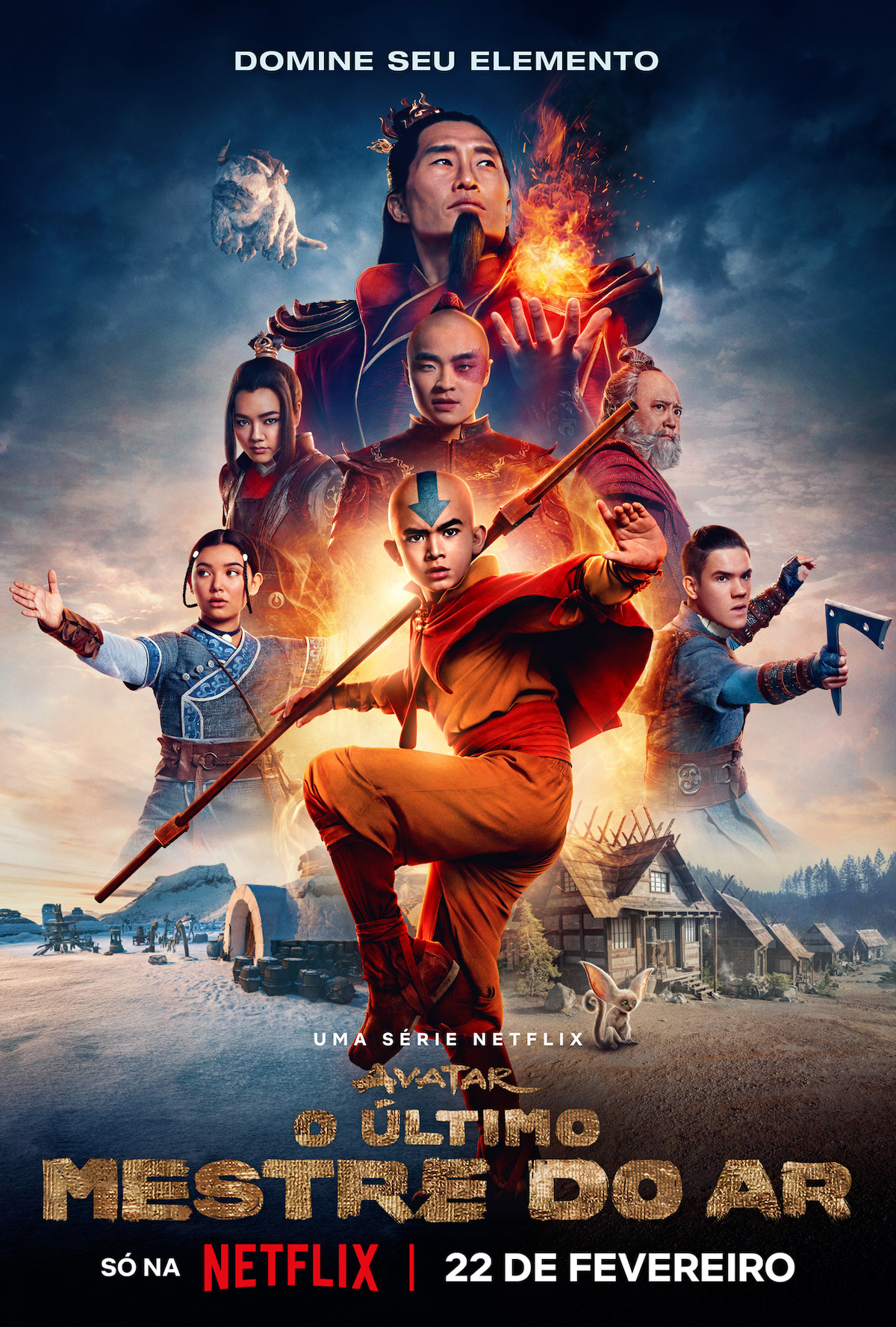 Arte de ‘Avatar: O Último Mestre do Ar’