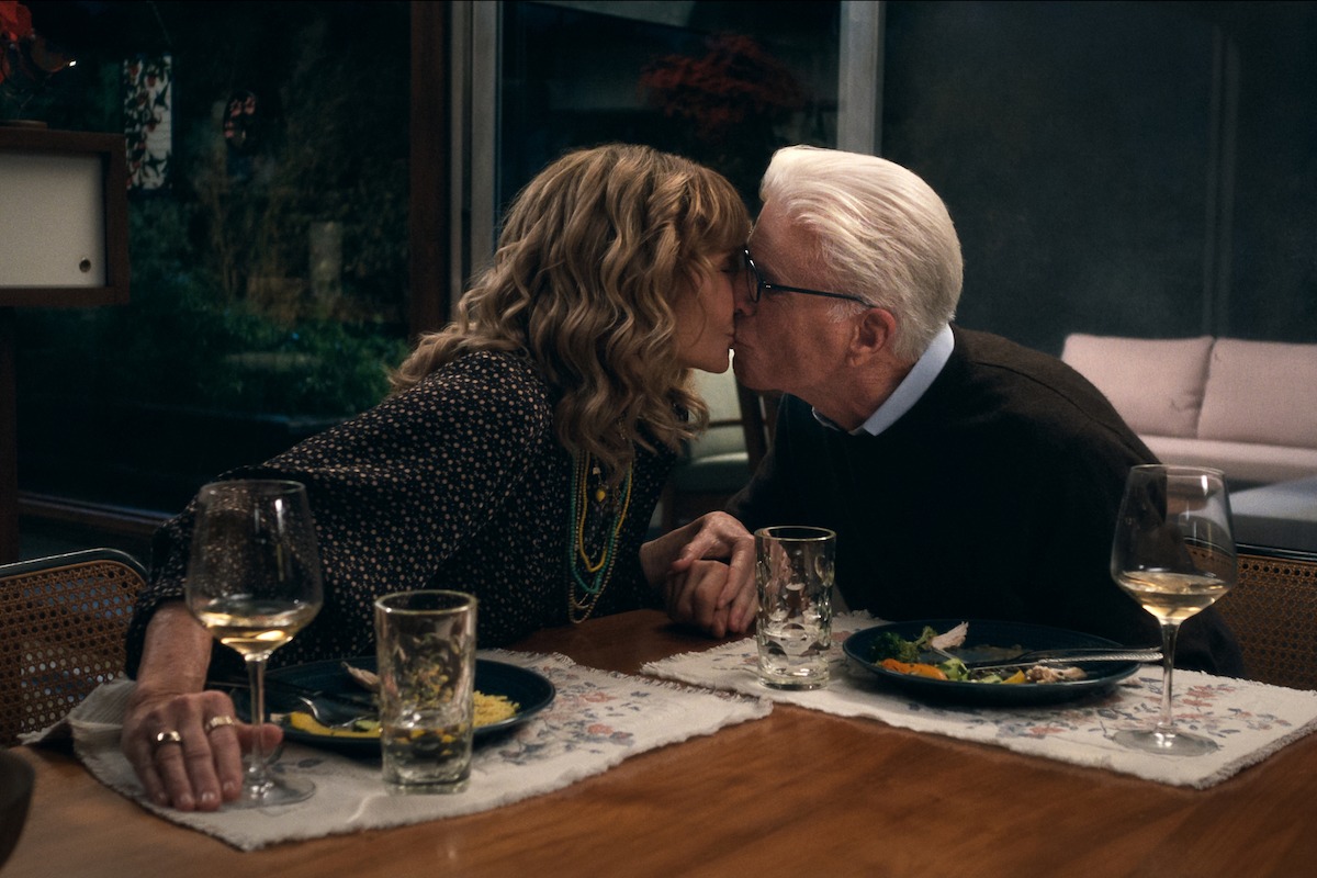 Mary Steenburgen as Mona and Ted Danson as Charles in ‘A Man on the Inside’ Season 2.