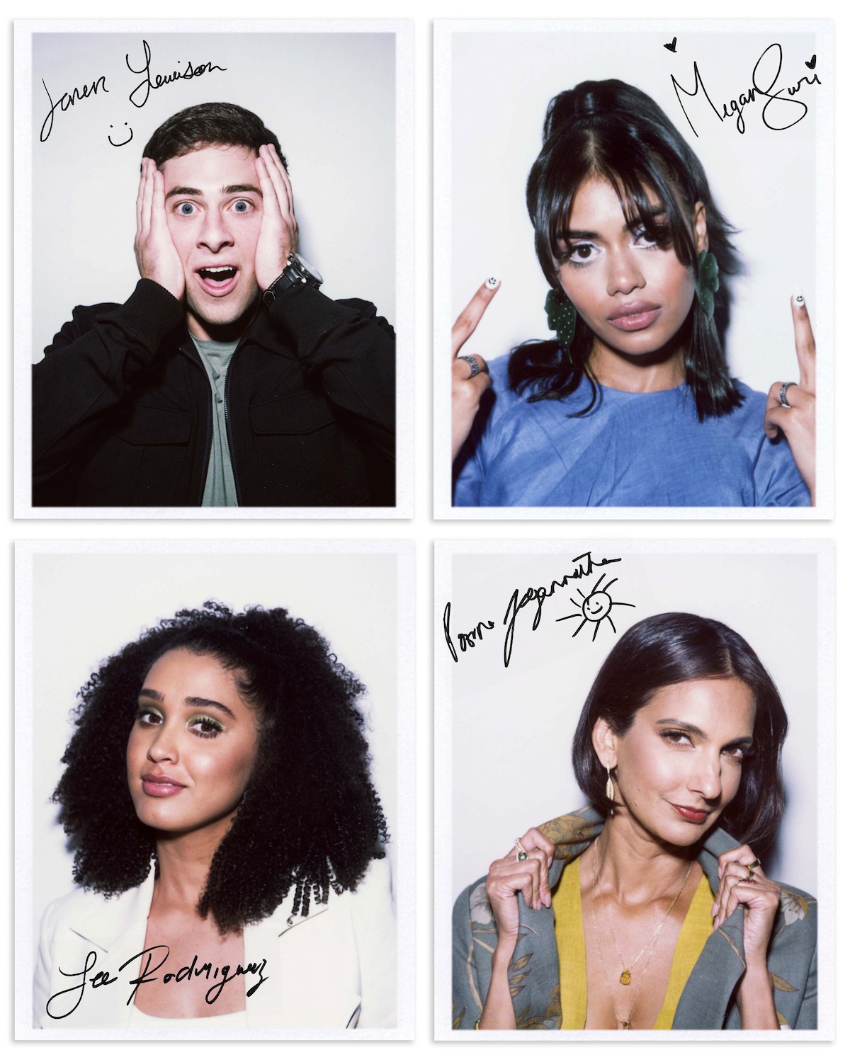 Jaren Lewinson, Megan Suri, Poorna Jagannathan and Lee Rodriguez - Backstage Polaroids from the 2022 Netflix Is a Joke Festival
