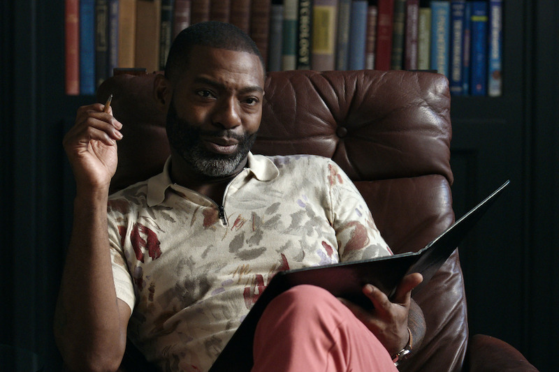 Hassan Johnson as Dr. Lawrence in 'Survival of the Thickest' Season 2.