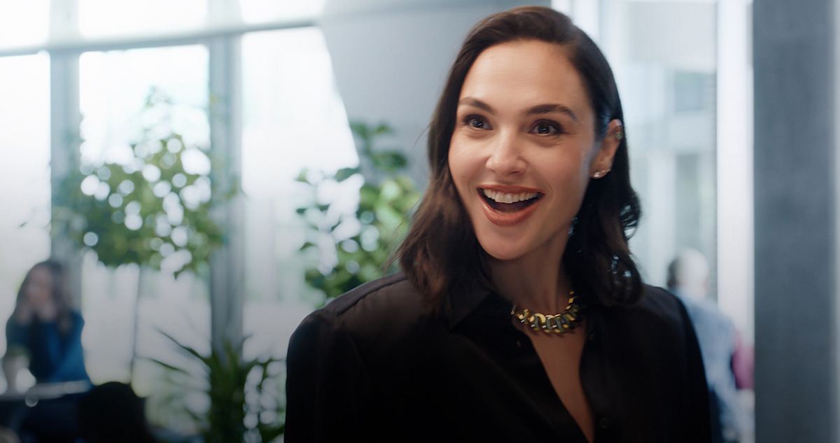 Gal Gadot in the Netflix Lobby