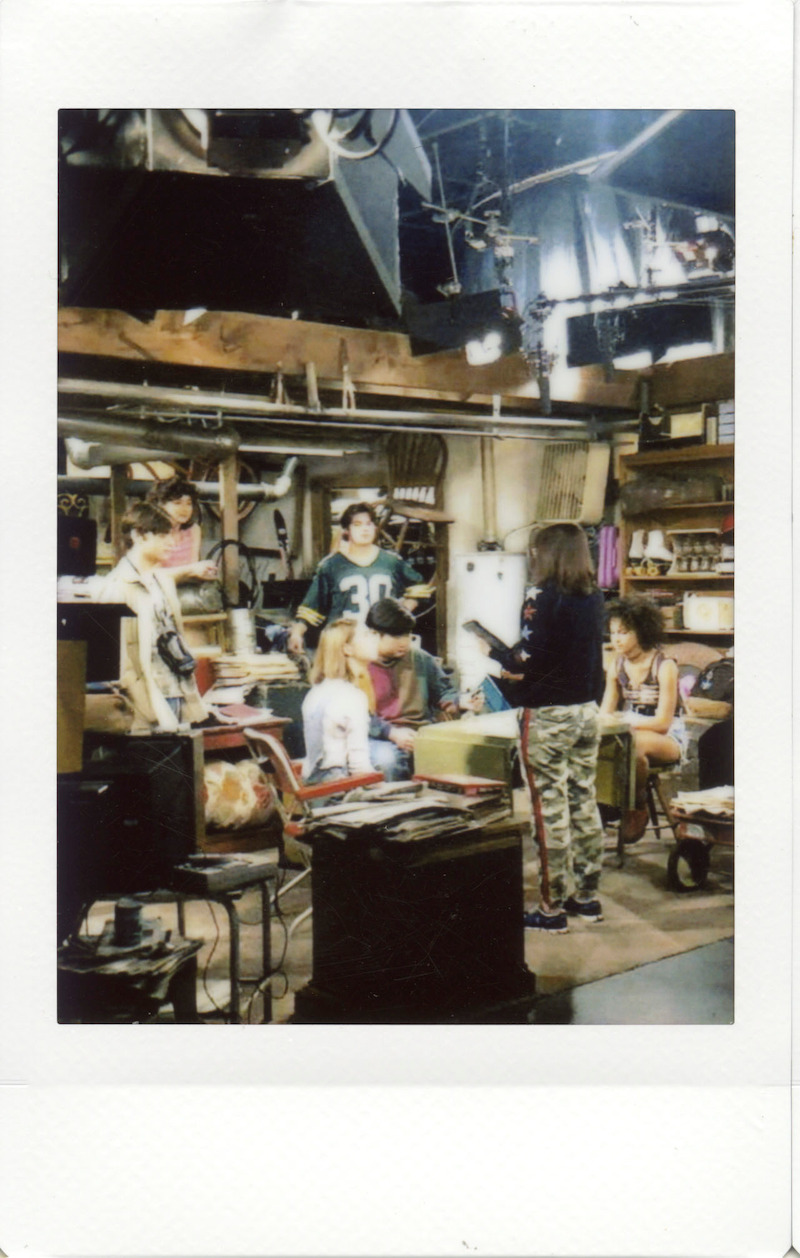 A glimpse at the basement set.
