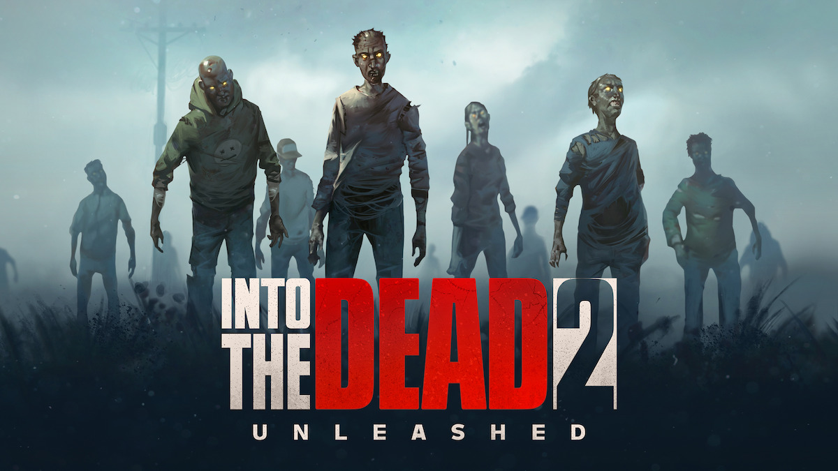 Into the Dead 2: Unleashed - Key art - A group of zombies shambling toward the viewer.