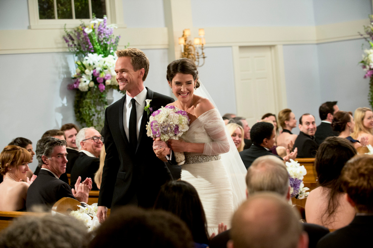 Barney (Neil Patrick Harris) and Robin (Cobie Smulders) in the final season of ‘How I Met Your Mother.’