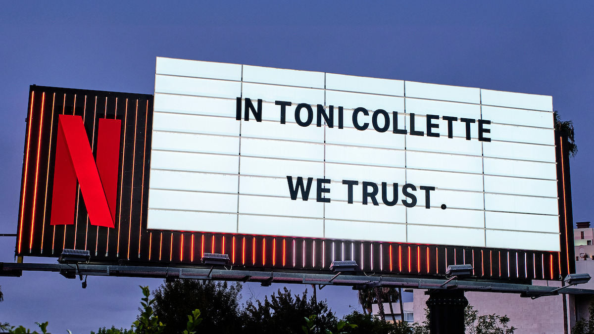 ‘Wayward’ Sunset Blvd Marquee ‘In Toni Collette we trust.’