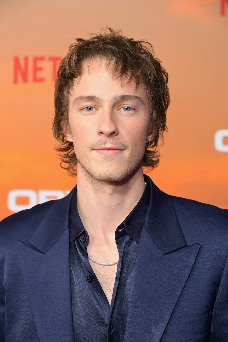Drew Starkey at the Outer Banks Season 3 Red Carpet Premiere.