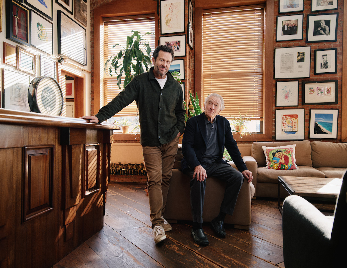 Portrait of Eric Newman and Robert De Niro