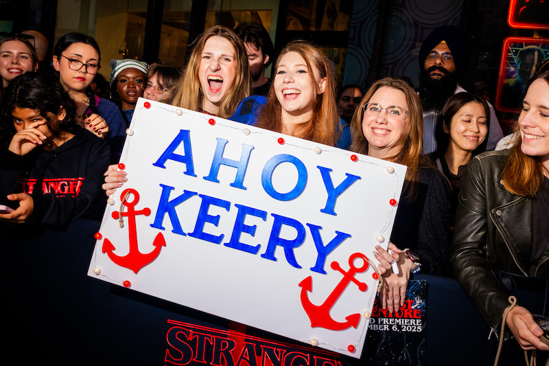 Fans attend the 'Stranger Things' Season 5 World Premiere.