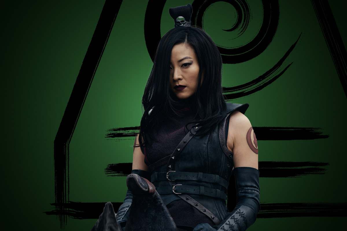 Arden Cho as June wears black clothing in season 1 of ‘Avatar: The Last Airbender’