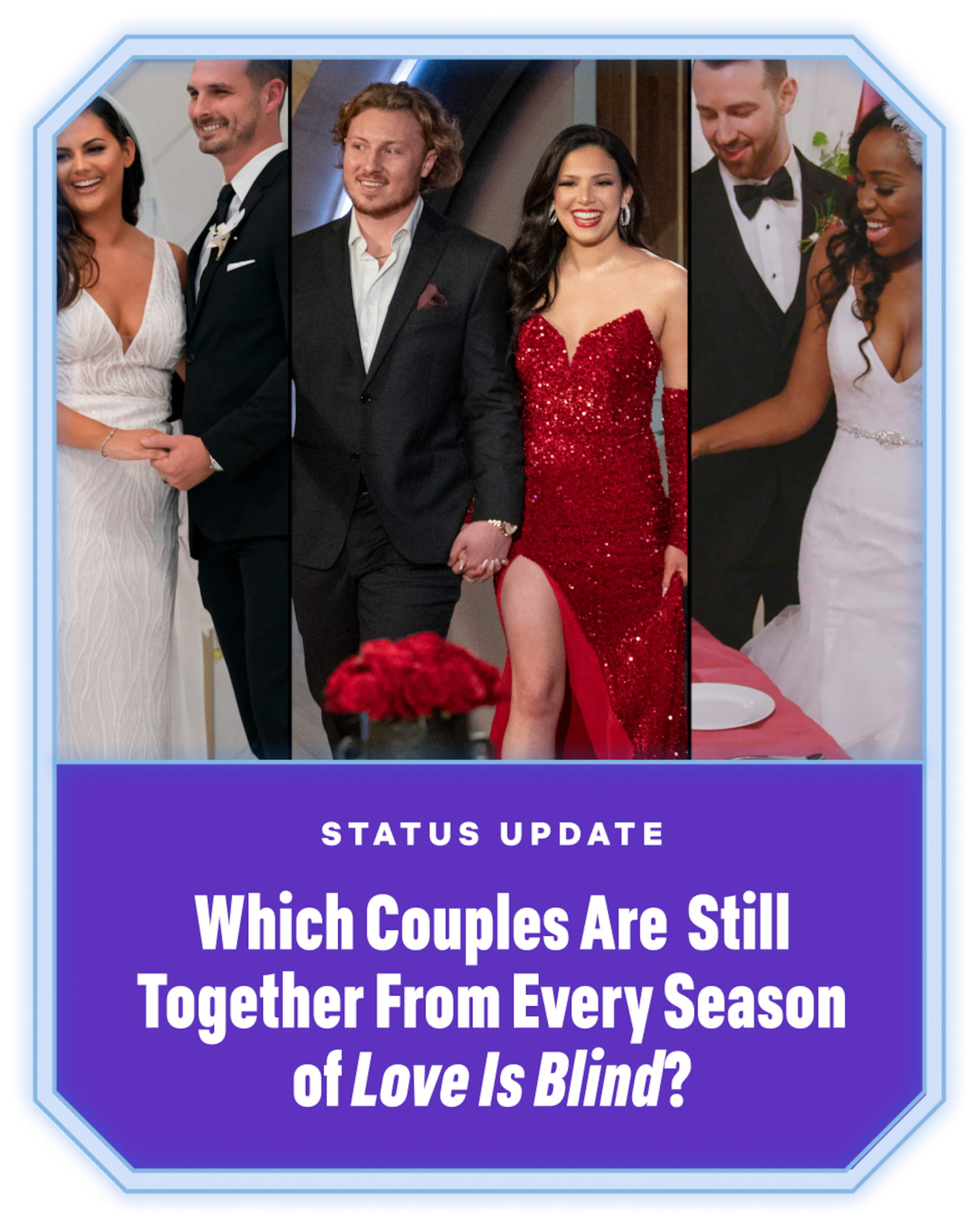 Which couples are still together from every season of love, blind?