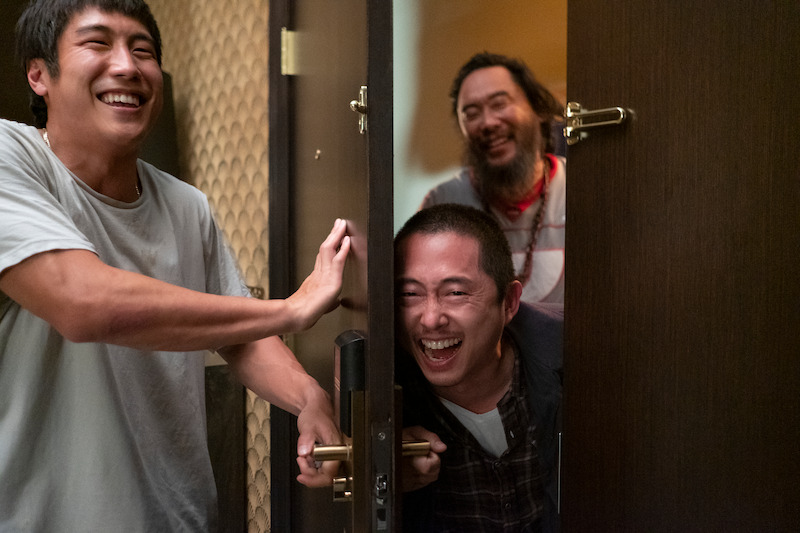 Young Mazino, Steven Yeun and David Choe