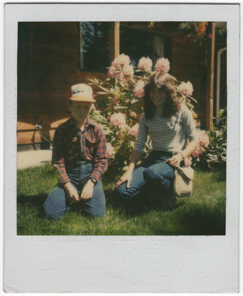 Pamela hanging out in the yard.