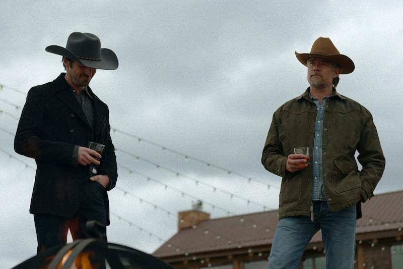 Eoin Macken as Davis and Josh Duhamel as Staten in 'Ransom Canyon' Season 1.