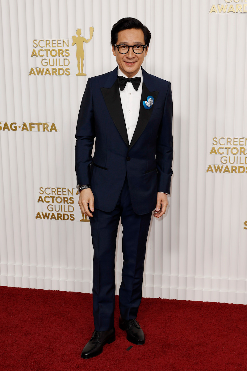 Ke Huy Quan at the 2023 Screen Actors Guild Awards in Los Angeles.