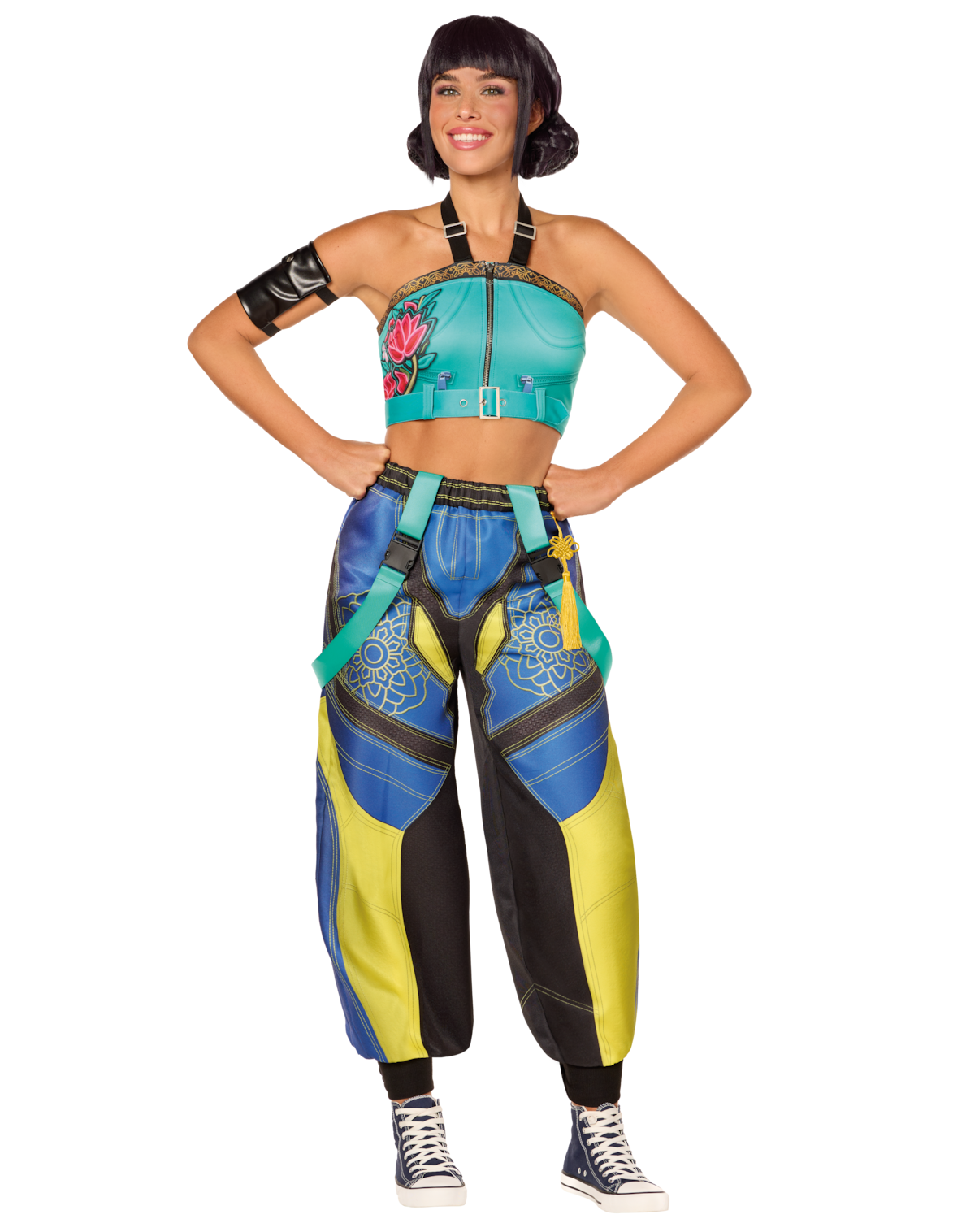 Halloween costume for Zoey from ‘KPop Demon Hunters.’