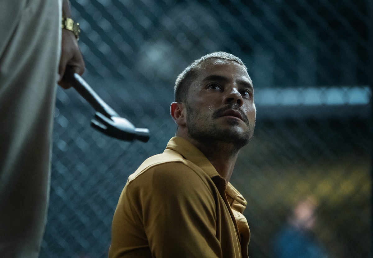 Xamã e André Lamoglia contracenam em uma academia de boxe para “Os Donos do Jogo”