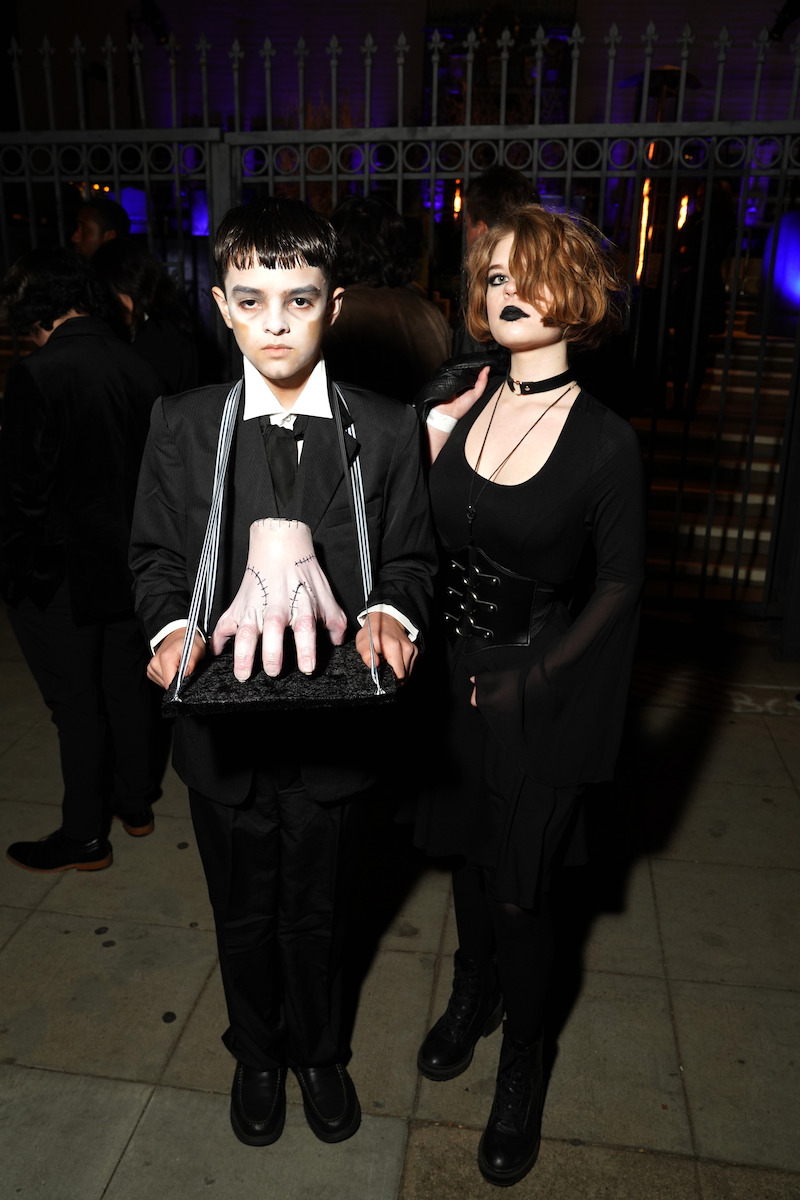 Spooky vibes at the Wednesday party