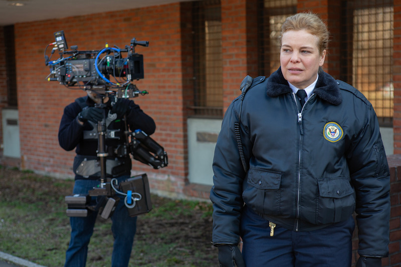Catherine Curtin as Wanda Bell on the set of Orange Is The New Black Season 2.