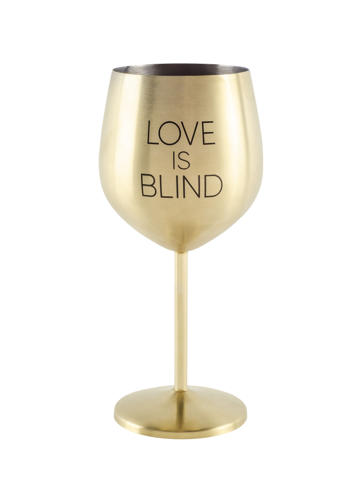 Love Is Blind 17 oz. Golden Goblet
