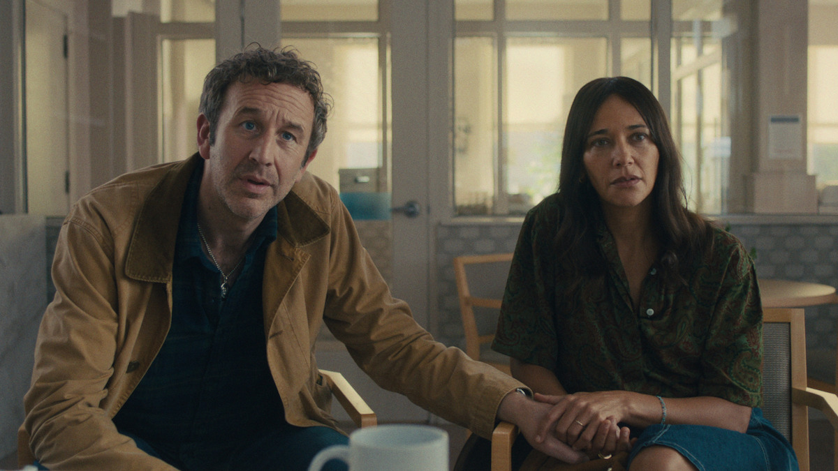 Chris O'Dowd and Rashida Jones in Season 7 of 'Black Mirror'