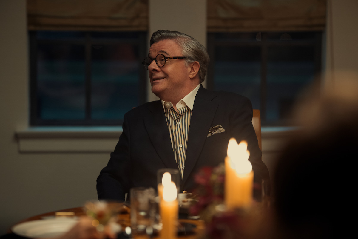 Nathan Lane as Dominick Dunne.