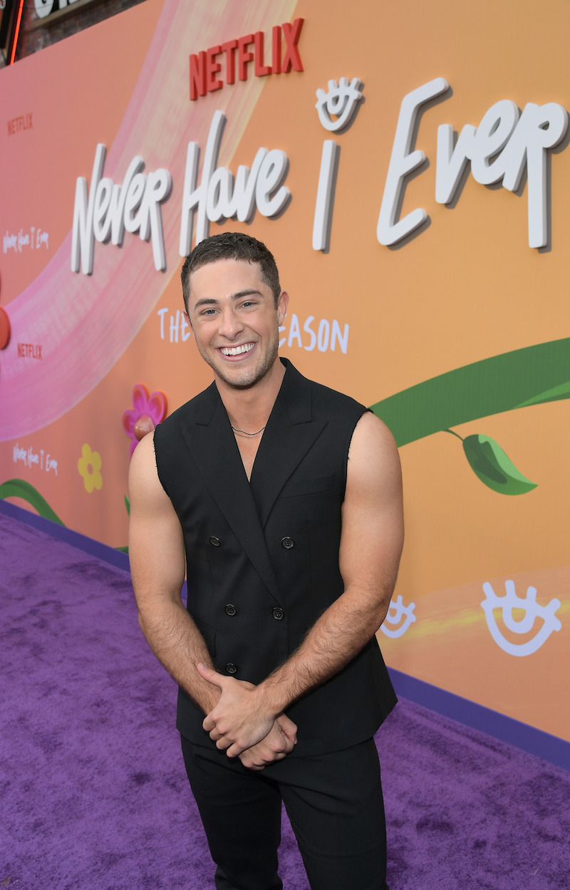 Cast of Never Have I Ever at the red carpet premiere in Los Angeles.