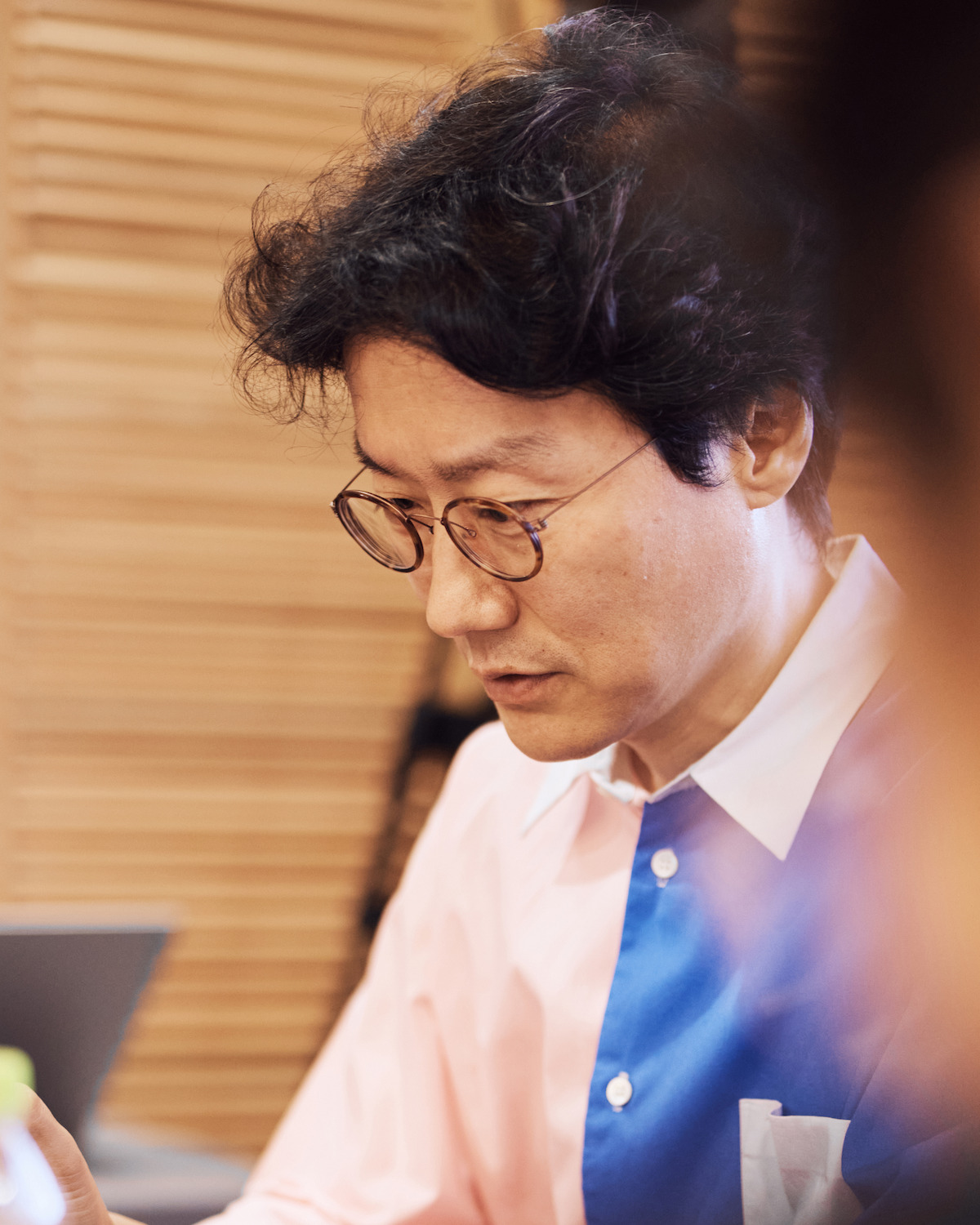 Director Hwang Dong-hyuk works behind the scenes on Season 2 of ‘Squid Game.’