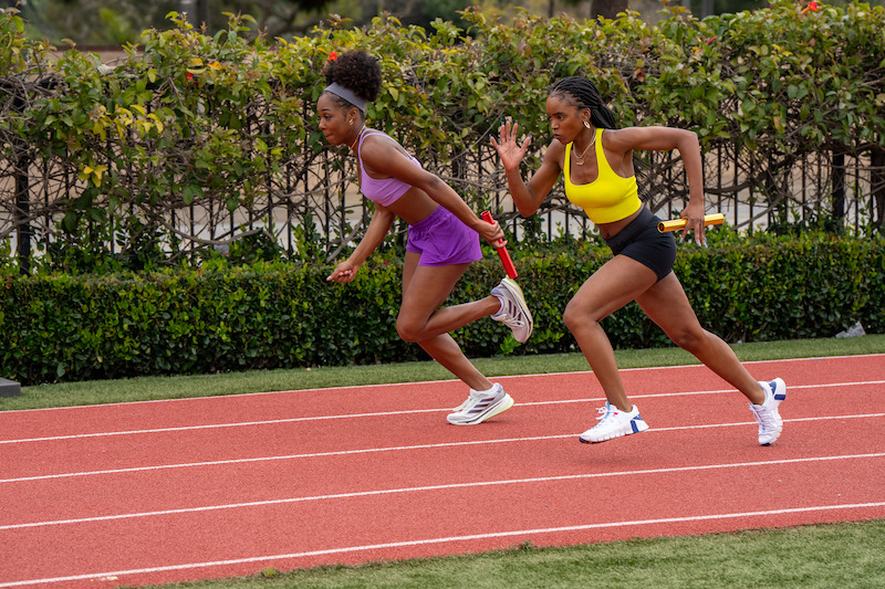 E'myri Crutchfield as Tammy and Lovie Simone as Keisha Clark in 'Forever'