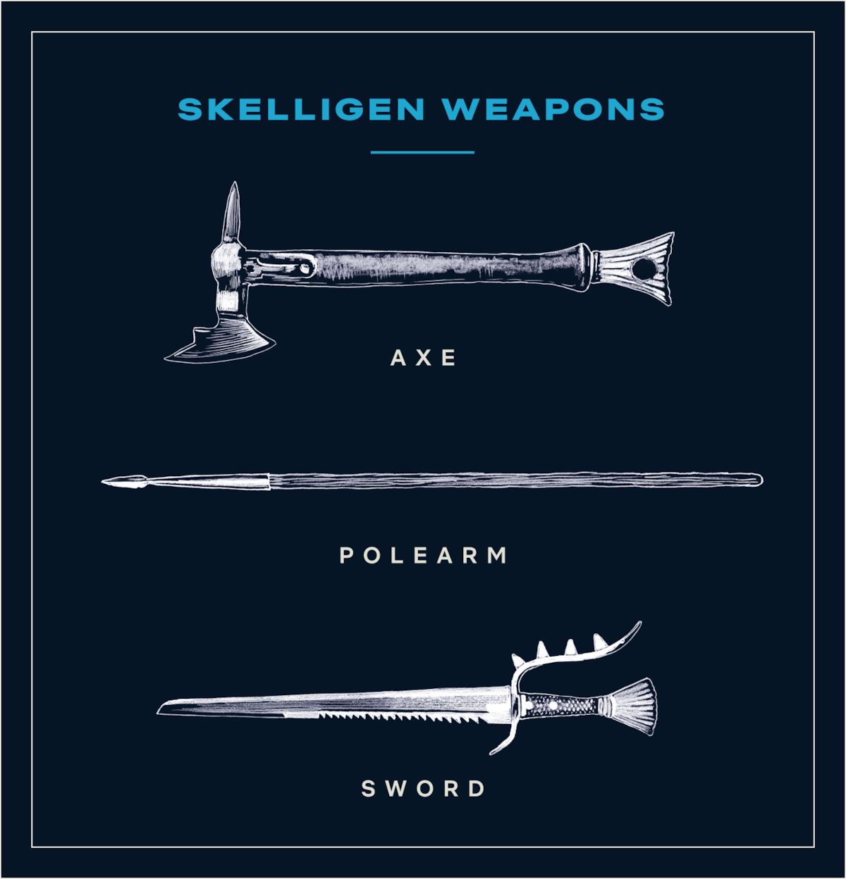 Skelligen weapons in ‘The Witcher’