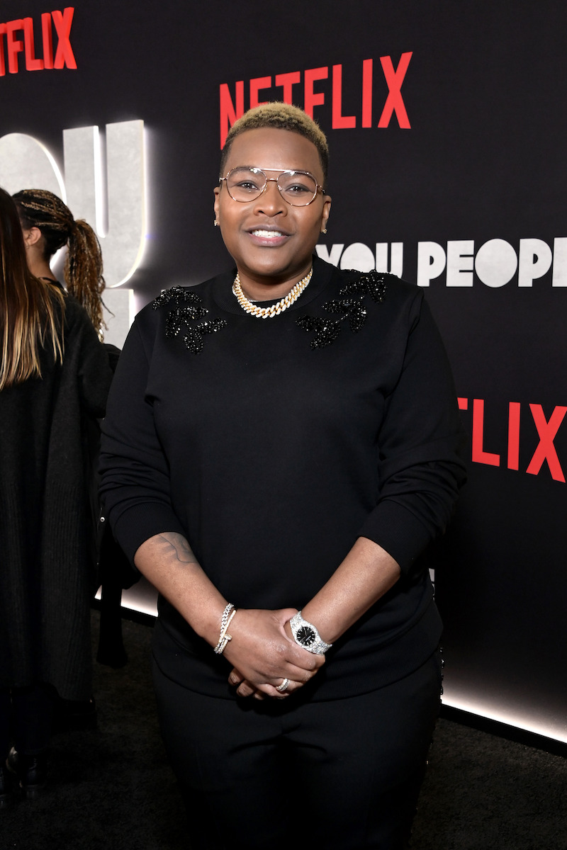 Sam Jay at the Los Angeles Premiere of "You People."