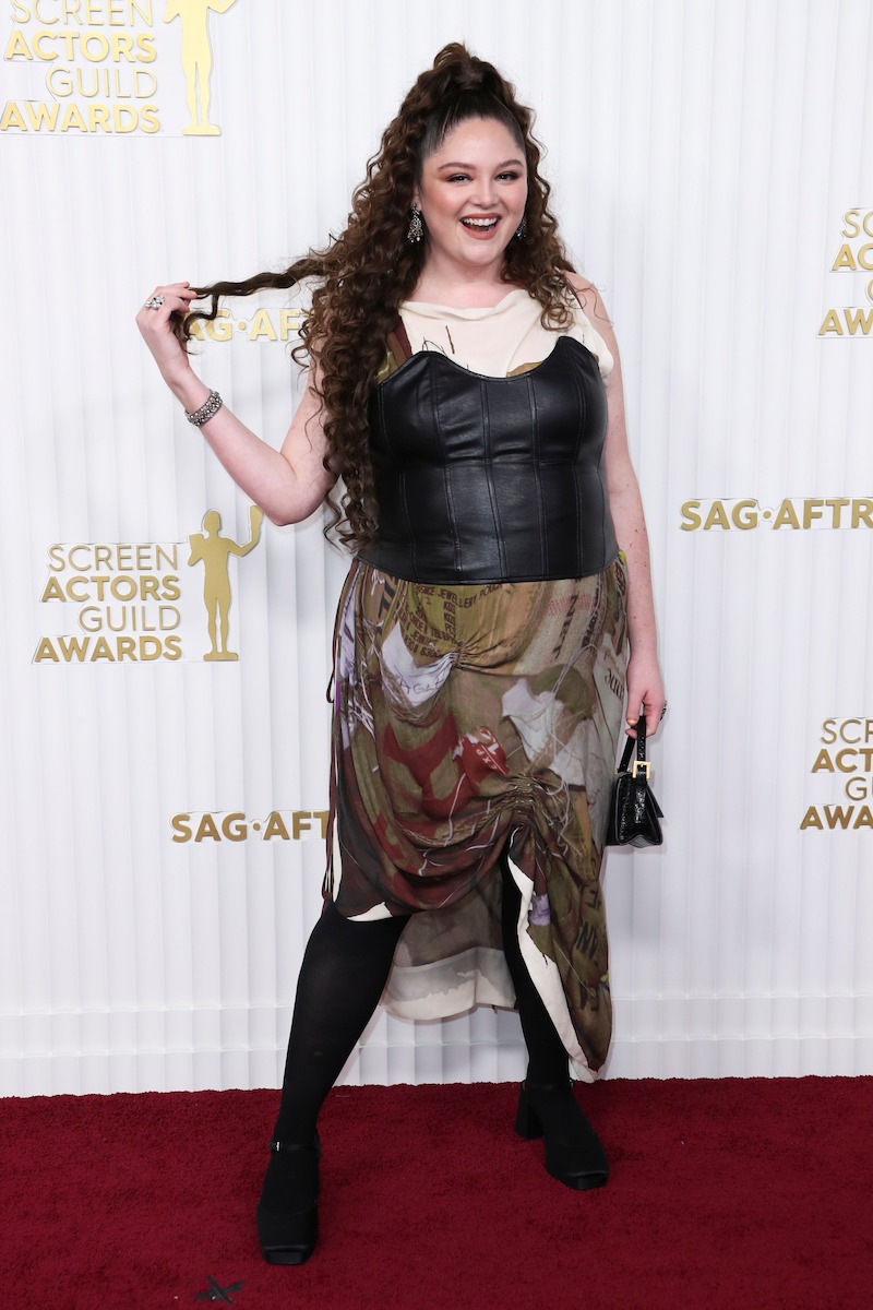 Meg Stalter at the 2023 Screen Actors Guild Awards in Los Angeles.