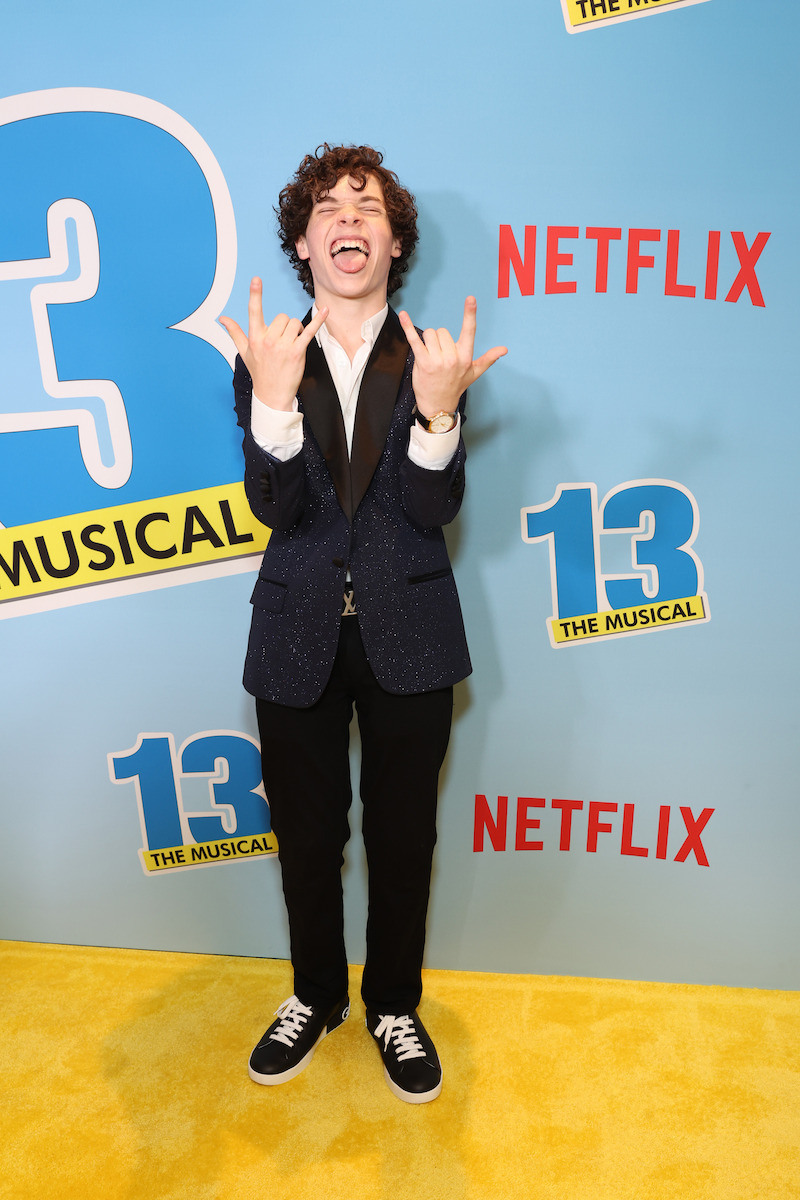 Eli Golden rocking out at the 13: The Musical premiere. ‘13: The Musical’ Red Carpet Premiere