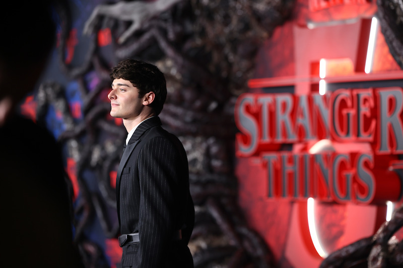 Noah Schnapp attends the 'Stranger Things 5' World Premiere.