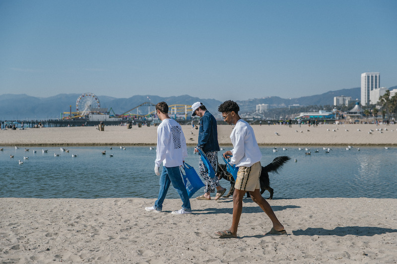 Poguelandia beach cleanup
