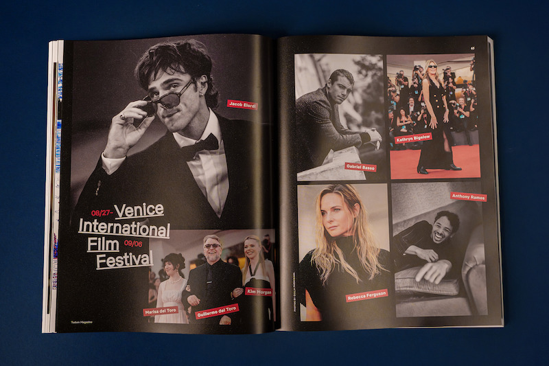 Spread from Tudum Magazine - Film Festivals 2025 Feature