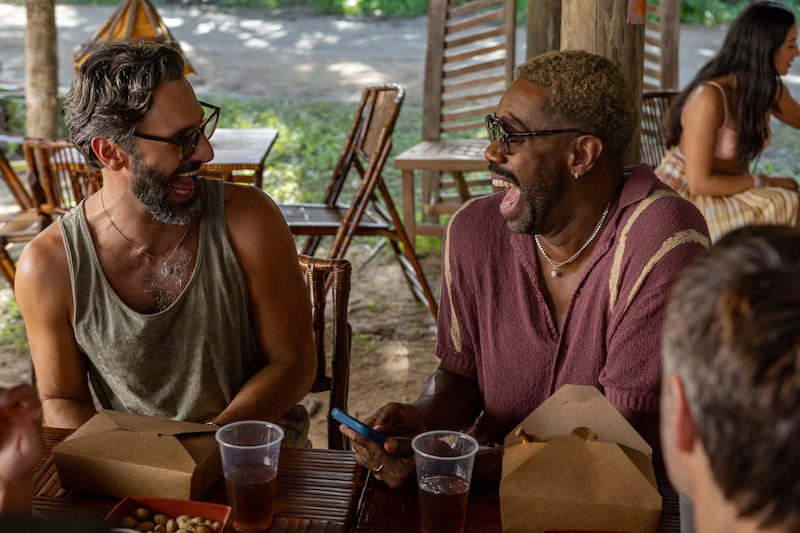 Marco Calvani as Claude and Colman Domingo as Danny in 'The Four Seasons'.